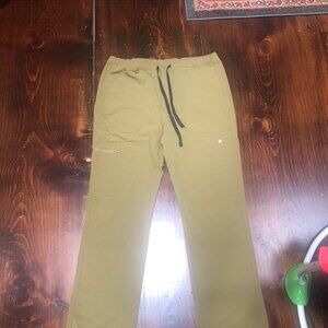 Figs Mens Cairo Cargo Scrub Pants Olive Large